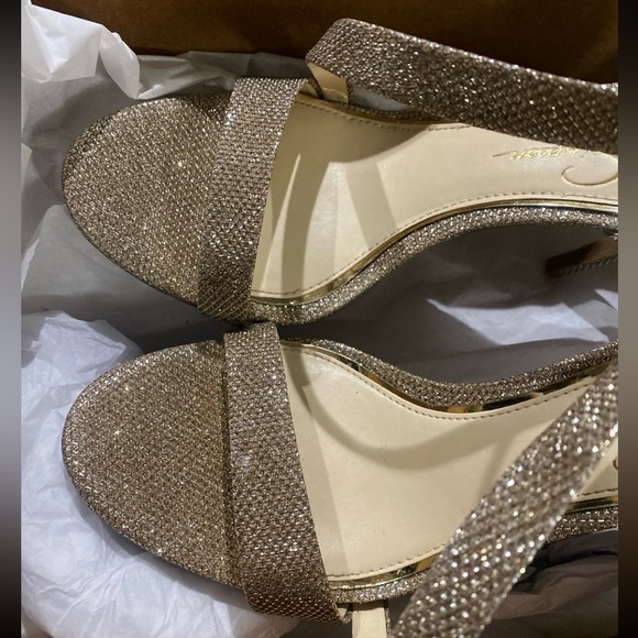 Jessica Simpson Rayli 2 Sparkling Stilettos Heels Size 8 - Picture 7 of 11